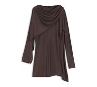 BOSS Femmes Ebiris FS Haut à Manches Longues en Jersey drapé avec détail écharpe