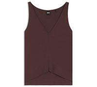 BOSS Femmes Ecleita Top à col V en Coton et Lin