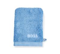 BOSS Gant de toilette à logo en coton de la mer Égée - Style LOFT Dalhia Mitt 015021, MITT-LOFT Bleu foncé ONESI