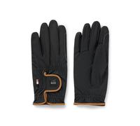 BOSS Gants d’équitation en similicuir - Style RIDING GLOVES HYBRID, B4U2302 Noir 5.5