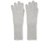 BOSS Gants en cachemire avec logo métallique - Style Lelona_gloves, 50551361 Gris chiné pcs.