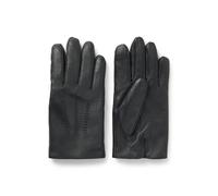 BOSS Gants en cuir doublés en laine mélangée avec logo - Style Hainz-ME, 50526681 Noir 8.5
