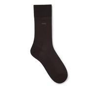 BOSS Chaussettes 'George' brun foncé / moutarde, Taille 41-42