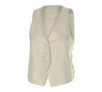 Boss - Gilet ajusté dos ouvert - Femme - Vestes - Blanc - Taille: 46 FR