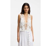 BOSS Gilet brodé avec fermeture par cravate - Style C_Irika, 50556743 Naturel 34