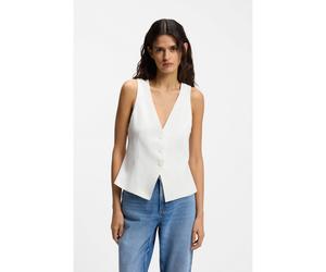 BOSS Gilet coupe moderne avec dos ouvert - Style C_Jalily, 50557450 Naturel 42