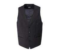 BOSS Gilet Slim en laine vierge à motif logo - Style H-Huge-Vest-MM-251, 50537562 Noir 46