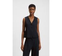 BOSS Gilet droit à rayures tennis - Style Julinia, 50548493 Bleu foncé 38