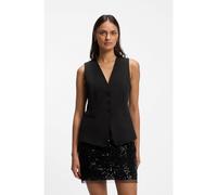BOSS Gilet en crêpe stretch - Style C_Javesta1, 50580316 Noir 40