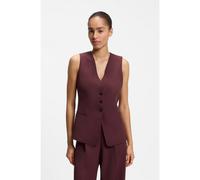 BOSS Gilet en crêpe stretch - Style C_Javesta1, 50580316 Rouge 40