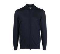 Boss, Homme, Pulls, Bleu, Taille: 2XL Gilet en laine bleu
