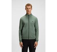 BOSS Gilet en maille de tissu stretch avec devant structuré - Style KN_League FZ, 50547505 Vert S