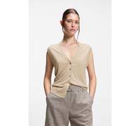 BOSS Gilet en maille en laine mérinos - Style Fumi, 50554976 Beige clair S