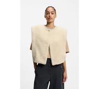 BOSS Gilet en peluche nounours - Style C_Cosila, 50557434 Beige clair 40