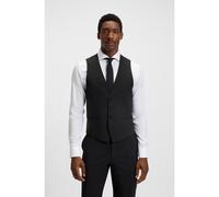 BOSS Gilet Slim en mohair stretch - Style H-Huge-Vest-MM-224, 50479995 Noir 98