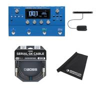 Boss GM-800 Pédale de synthétiseur d'effets + GK-5B BAS-TONNER + câble BGK-15 + chiffon en microfibre pour tambour