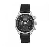 BOSS Montre Chronographe à QuartzCollection Gregor pour homme avec Bracelet en cuir ou Acier Inoxidable