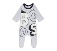 BOSS Grenouillère en coton avec logo artistique pour bébé - Style J52521/77101M, J52521 bleu clair 67