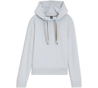 BOSS Grey/Blue Relaxed Fit Logo Hoodie