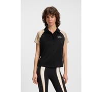 BOSS Haut Actif boutonné en tissu jacquard à monogrammes - Style Ellici2, 50544191 Noir / Beige XS