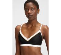 BOSS Haut de bikini aux couleurs emblématiques - Style BOSS CODES TRIANGLE, 50540498 Noir XS