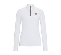 BOSS Haut de concours pour l’équitation en tissu très stretch - Style FRANCES SHOW SHIRT, B4W0402 Blanc L