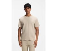 BOSS Haut de pyjama en maille gaufrée - Style Waffle T-Shirt, 50535891 Beige clair S