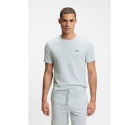 BOSS Haut de pyjama en maille gaufrée - Style Waffle T-Shirt, 50535891 bleu clair S