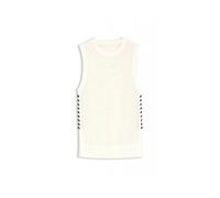 Boss - Haut en coton à structure en maille - Femme - Pulls - Beige - Taille: 38 FR