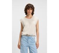 BOSS Haut en jersey de coton avec logo à strass - Style C_Elai, 50545521 Blanc S