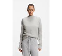 BOSS Haut sans manches en maille de cachemire avec empiècements aux épaules - Style Futrani, 50548506 Gris chiné XS