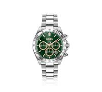 BOSS HERO 2.0 Montre chronographe à cadran vert et bracelet en acier - Style HERO 2.0, 58564951 Couleur argentée pcs.