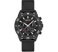 BOSS Montre chronographe à cadran noir et bracelet en tissu - Style ADMIRAL RESPONSIBLE, 58108758 Assorted-Pre-Pack pcs.