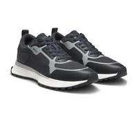 BOSS Baskets en mélange de matières avec mesh et logos - Style Jonah_Runn_meth, 50513195 Bleu foncé 43
