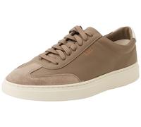 BOSS Homme Kieran_Tenn_sdgral Baskets de Tennis, Beige foncé, 43 EU