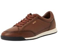 BOSS Homme Nitan_Lowp_bu Baskets à Profil Bas, Marron Moyen, 42 EU