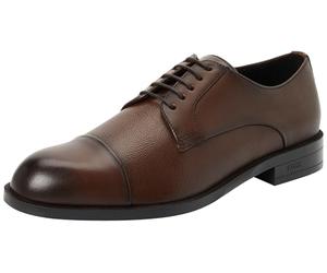 BOSS Homme Tayil_derb_tcbugr Derby Shoes, Marron foncé, 43.5 EU