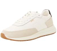 Boss Homme Vinston_Runn_sdgrlt Entraîneurs, Blanc Ouvert, 44 EU
