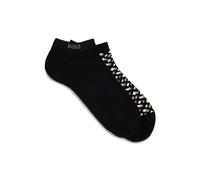 BOSS Hommes 2P AS Monogram CC Lot de deux paires de chaussettes basses en coton mélangé