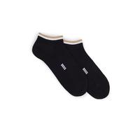 BOSS Hommes 2P AS Uni stripe CC Lot de deux paires de chaussettes longueur cheville à rayures emblématiques