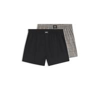 BOSS Hommes 2P Boxer S. CW Peach Lot de Deux Shorts de Pyjama en Popeline de Coton avec Logos