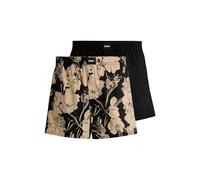 BOSS Hommes 2P Boxer S. CW Peach Lot de deux shorts de pyjama en popeline de coton avec logos