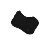 BOSS Lot de trois paires de chaussettes invisibles en coton mélangé - Style 3P SL Uni CC, 50541442 Noir 41-42