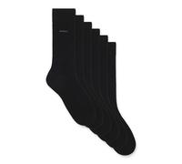 BOSS Hommes 6P RS UNI CC Lot de six paires de chaussettes mi-mollet en coton mélangé