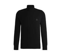 BOSS Pull à col roulé Regular en coton et cachemire - Style Akiro_S, 50527573 Noir XXL