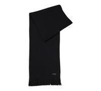 BOSS Écharpe en maille Raschel de laine vierge éco-responsable - Style Albas, 50495340 Noir pcs.