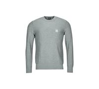 BOSS Hommes Anion S Pull en Coton piqué avec écusson à Logo
