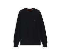 BOSS Hommes Anion S Pull en Coton piqué avec écusson à Logo