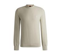 BOSS Hommes Anion S Pull structuré en Coton et Cachemire avec Patch logoté