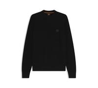 BOSS Hommes Anion S Pull en Coton et Cachemire avec Patch logoté